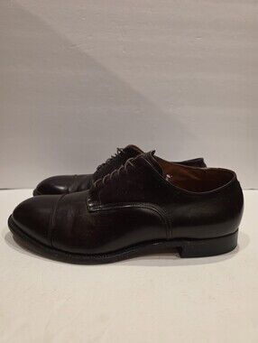 Alden 55601 Dark Brown Cap Toe Oxfords Men's Size 12 Modified Last Conformal Sho